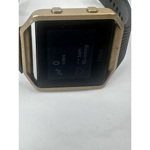 Fitbit Blaze Smart Fitness Watch Charger Extra Watch Band Workout Works - Picture 4 of 8